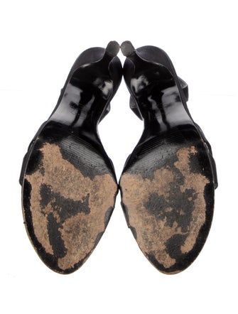 Stuart Weitzman Satin Slingback Sandals