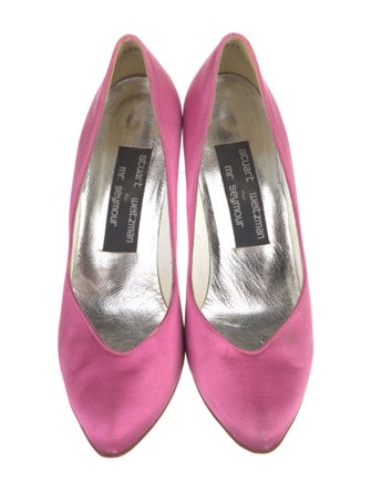 Stuart Weitzman Satin Pumps