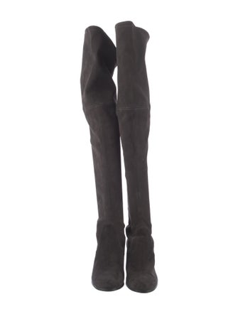 Stuart Weitzman Suede Sock Boots