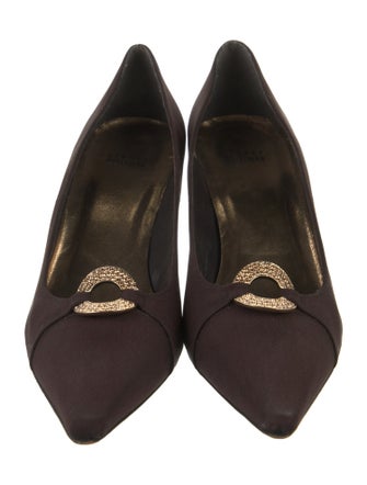 Stuart Weitzman Crystal Embellishments Pumps