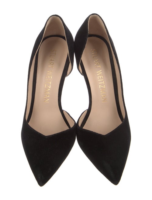 Stuart Weitzman Suede D'Orsay Pumps
