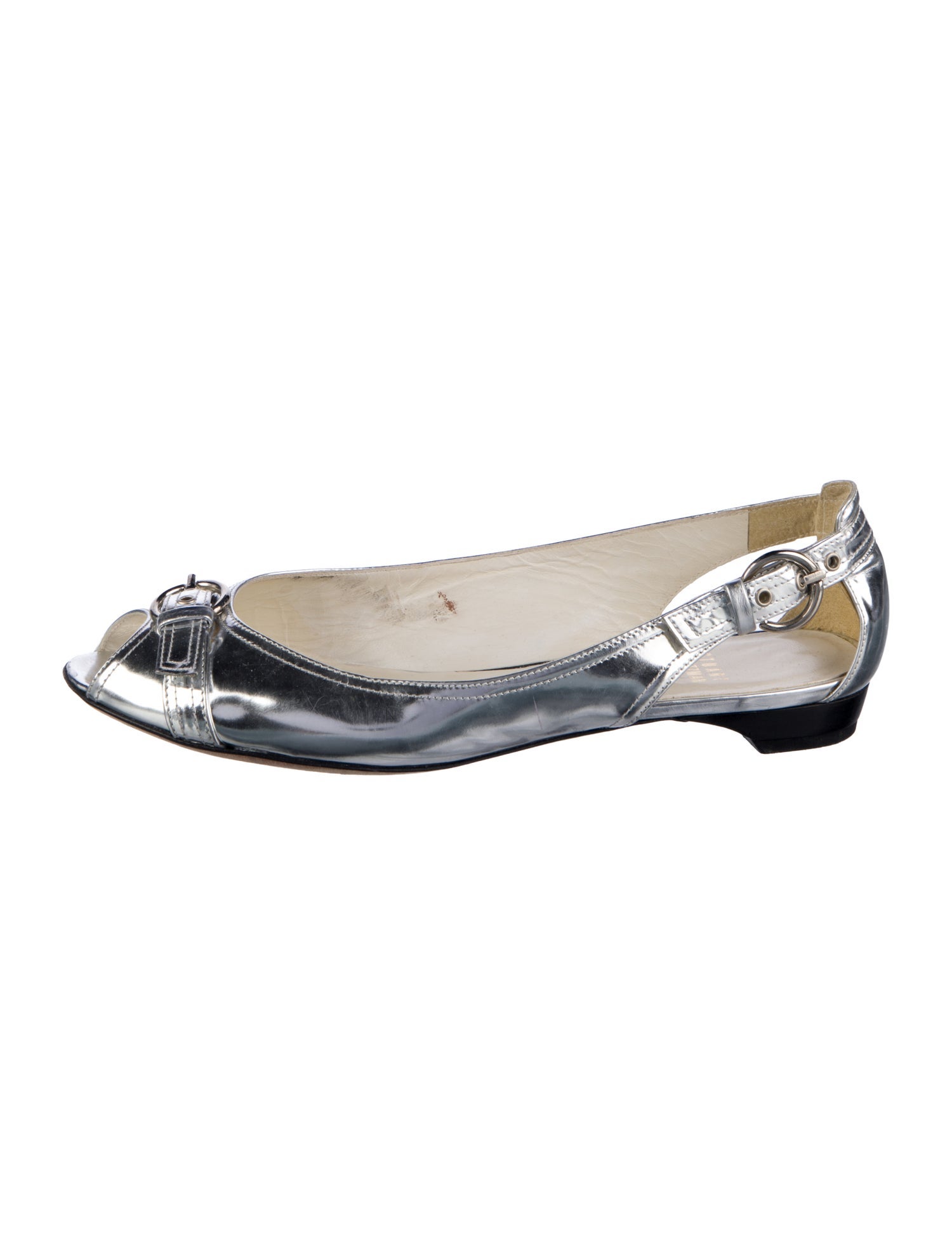 Stuart Weitzman Patent Leather Ballet Flats