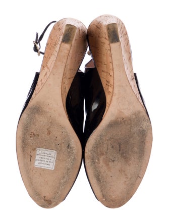 Stuart Weitzman Patent Leather Slingback Pumps