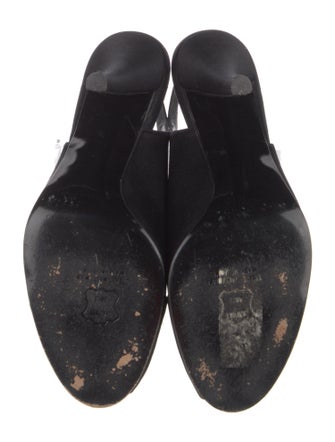 Stuart Weitzman Satin Slingback Pumps