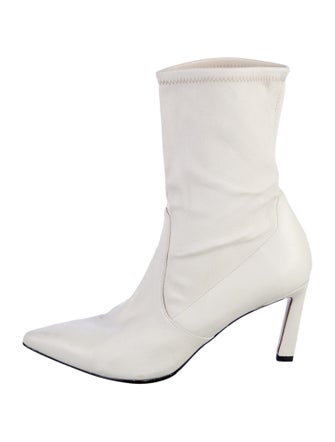 Stuart Weitzman Leather Sock Boots