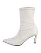 Stuart Weitzman Leather Sock Boots