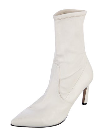 Stuart Weitzman Leather Sock Boots