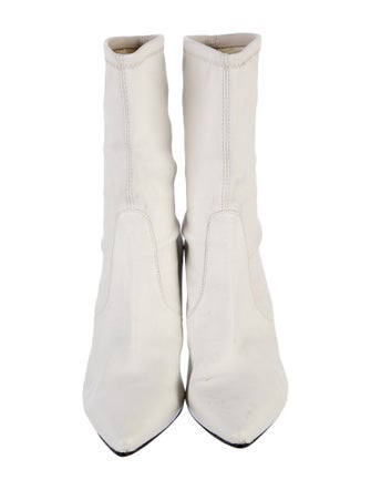 Stuart Weitzman Leather Sock Boots