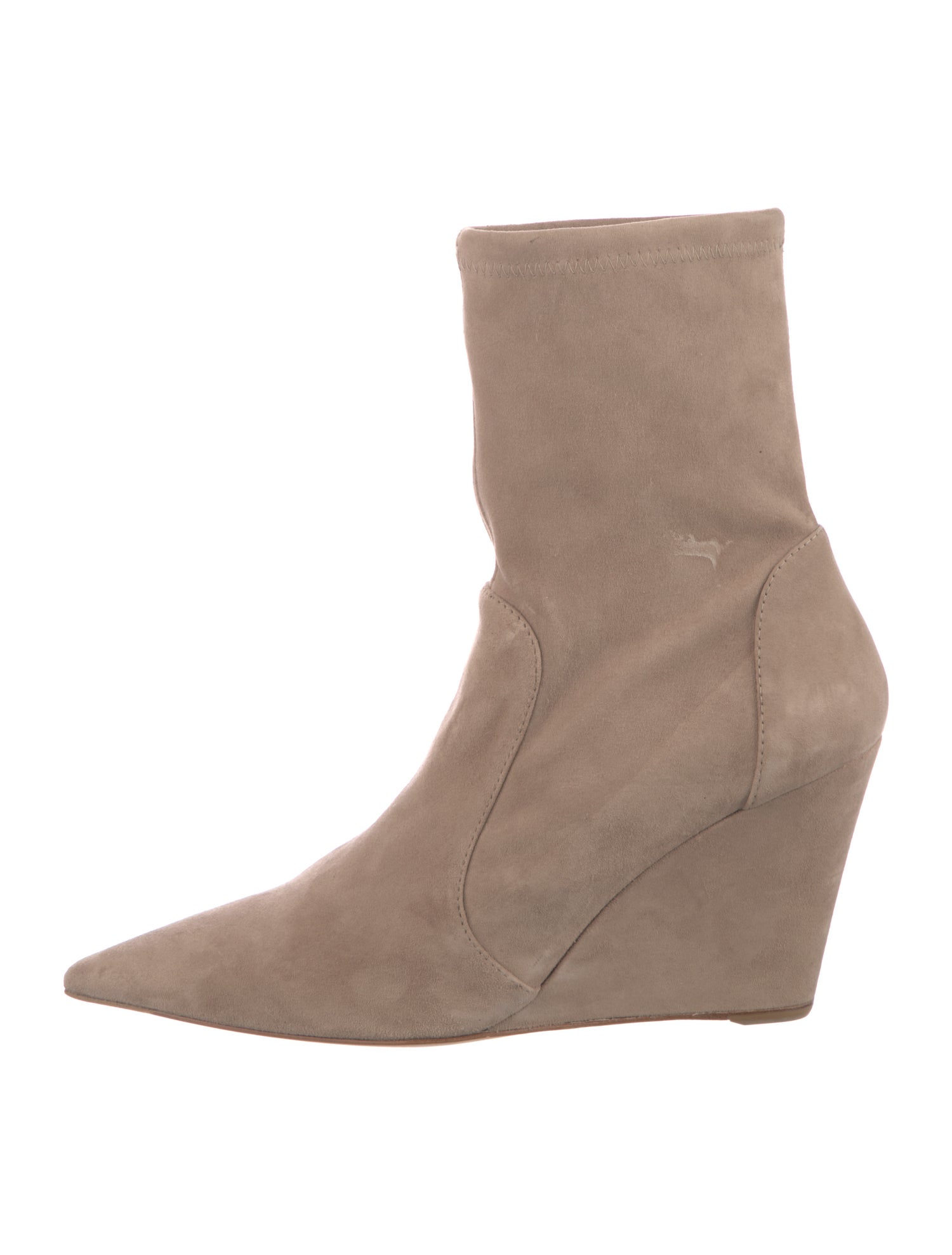 Stuart Weitzman Suede Sock Boots