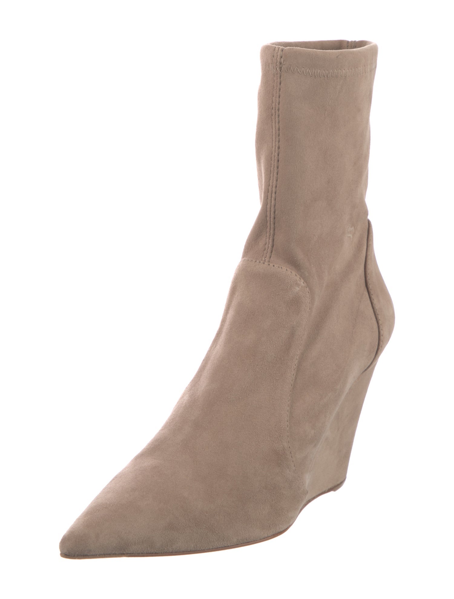 Stuart Weitzman Suede Sock Boots