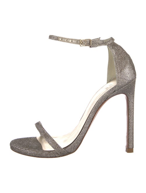 Stuart Weitzman Glitter Glitter Accents Sandals