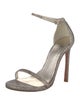Stuart Weitzman Glitter Glitter Accents Sandals