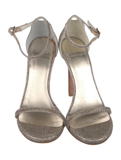 Stuart Weitzman Glitter Glitter Accents Sandals