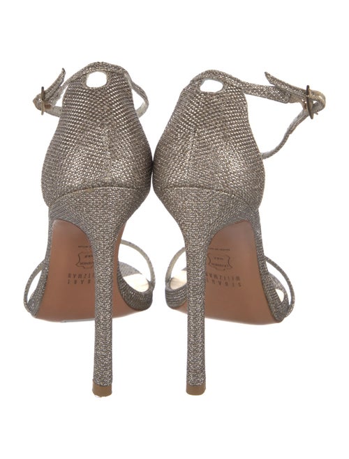 Stuart Weitzman Glitter Glitter Accents Sandals
