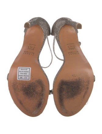 Stuart Weitzman Glitter Glitter Accents Sandals