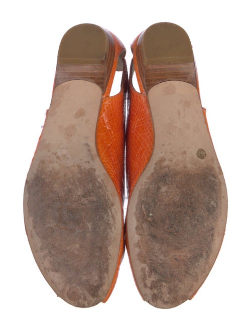 Stuart Weitzman Leather Printed Ballet Flats