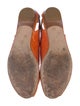 Stuart Weitzman Leather Printed Ballet Flats