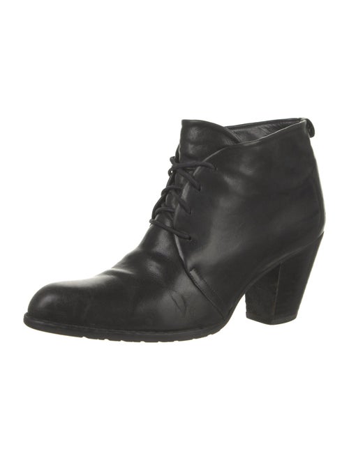Stuart Weitzman Leather Lace-Up Boots