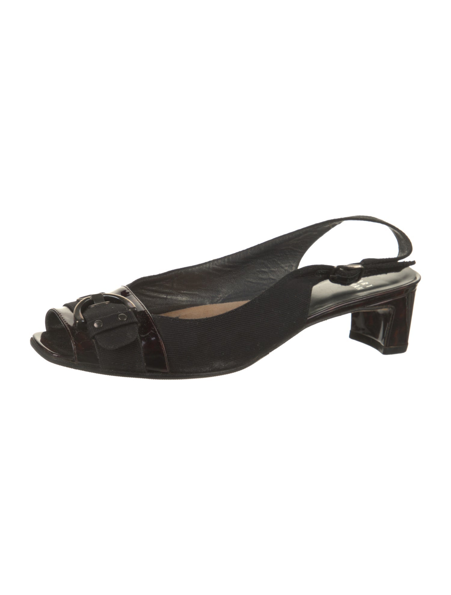 Stuart Weitzman Canvas Slingback Pumps