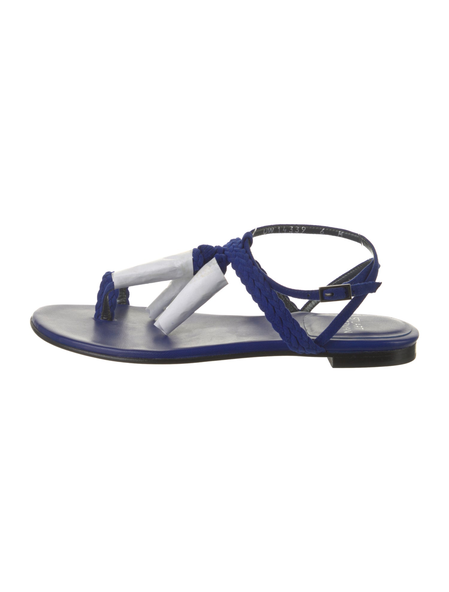 Stuart Weitzman Suede T-Strap Sandals