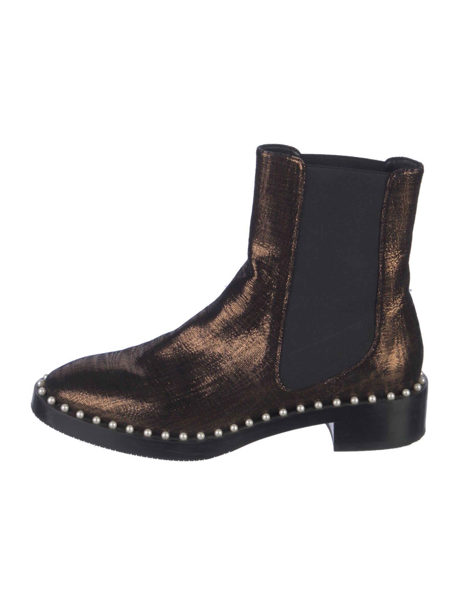 Stuart Weitzman Leather Chelsea Boots