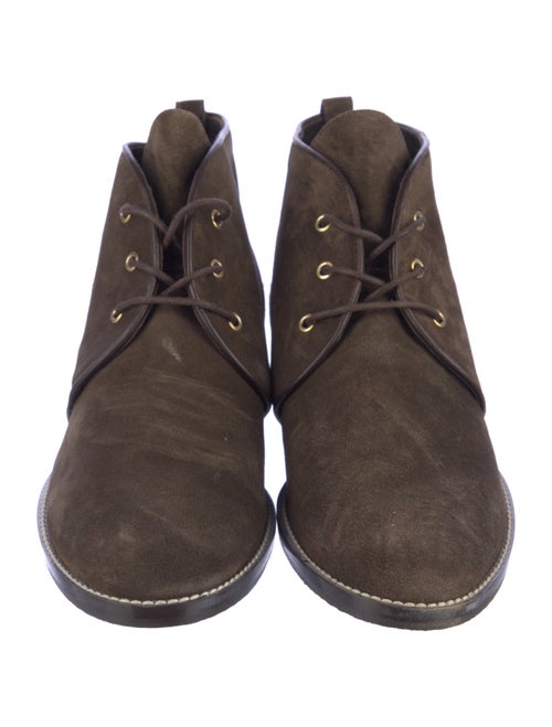 Stuart Weitzman Suede Lace-Up Boots