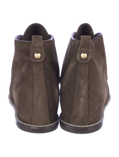 Stuart Weitzman Suede Lace-Up Boots