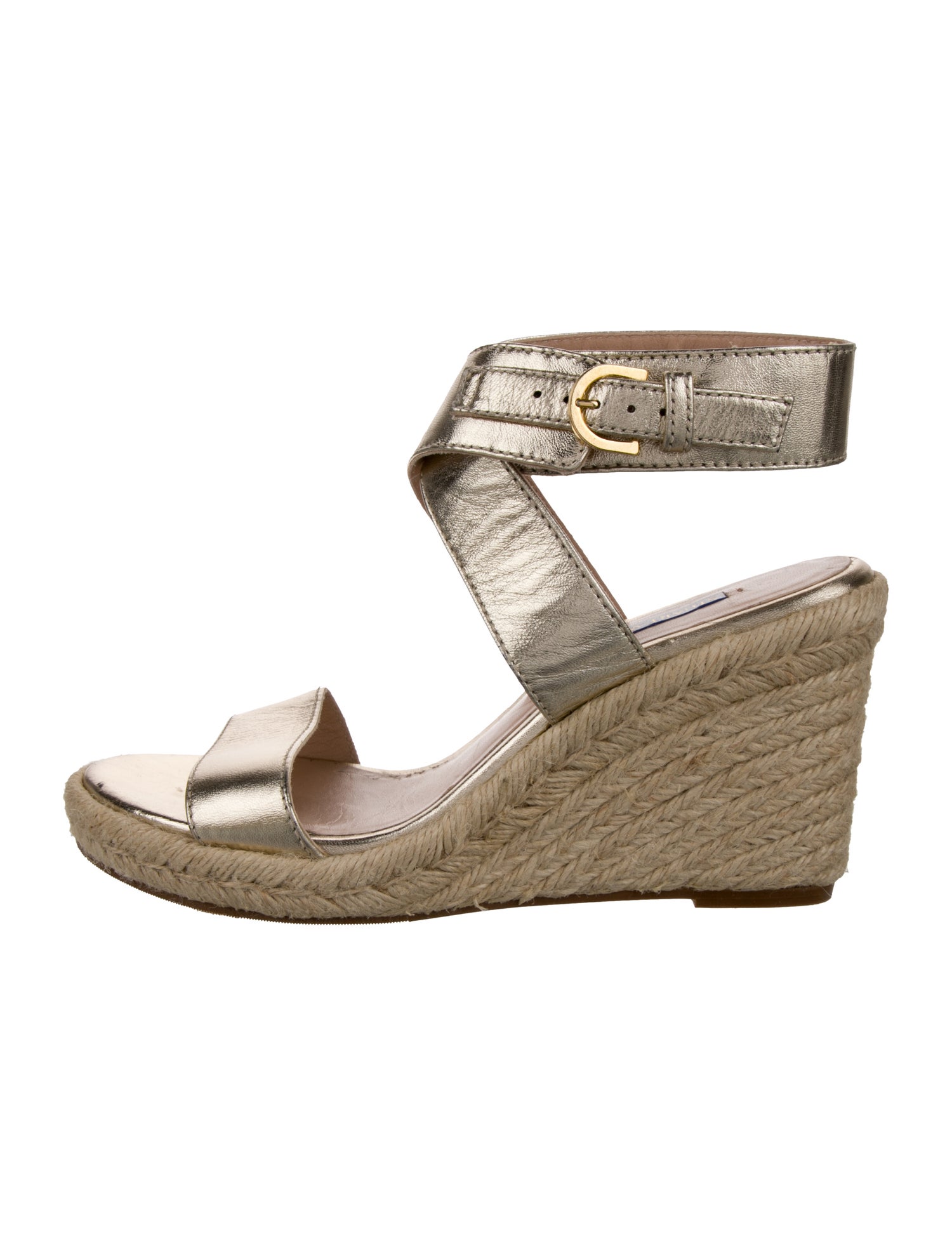 Stuart Weitzman Leather Espadrilles