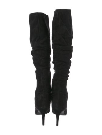 Stuart Weitzman Suede Slouch Boots