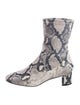 Stuart Weitzman Leather Animal Print Boots