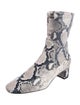 Stuart Weitzman Leather Animal Print Boots