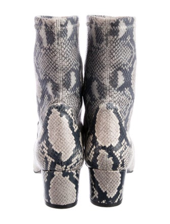 Stuart Weitzman Leather Animal Print Boots