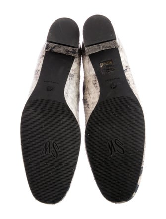 Stuart Weitzman Leather Animal Print Boots