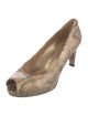 Stuart Weitzman Snakeskin Animal Print Pumps