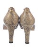 Stuart Weitzman Snakeskin Animal Print Pumps