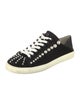 Stuart Weitzman Suede Studded Accents Sneakers