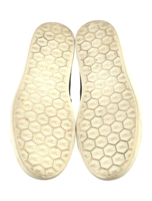 Stuart Weitzman Suede Studded Accents Sneakers
