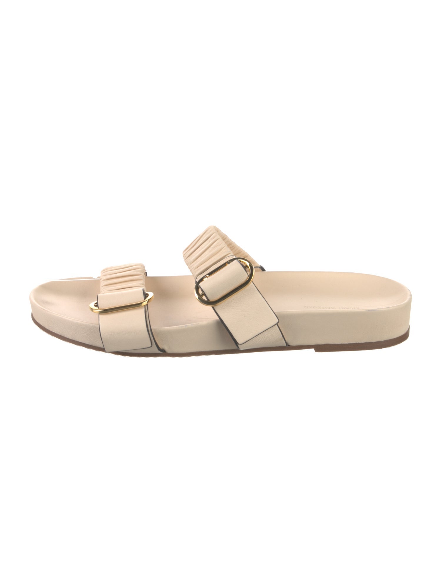 Stuart Weitzman Leather Slides