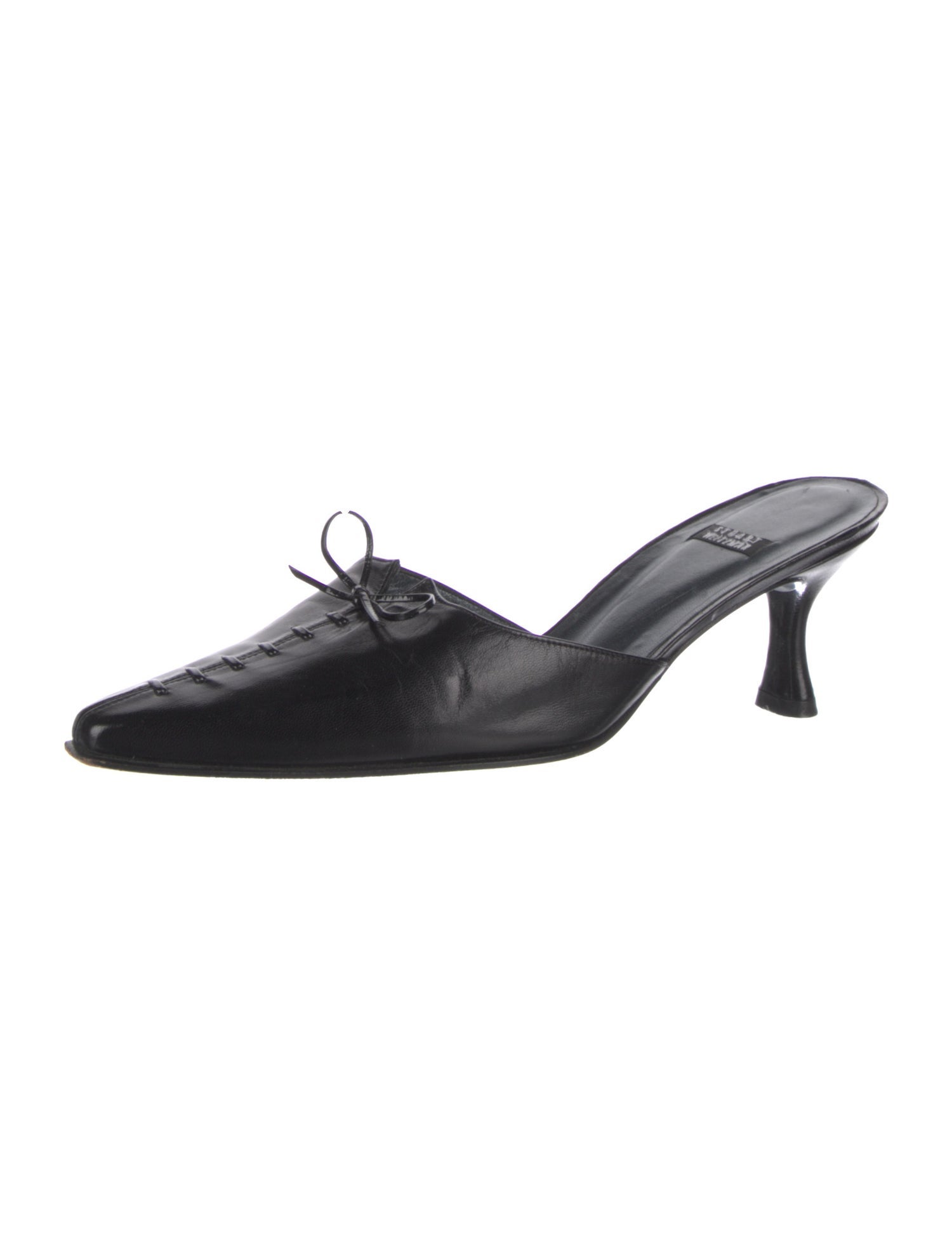 Stuart Weitzman Leather Mules