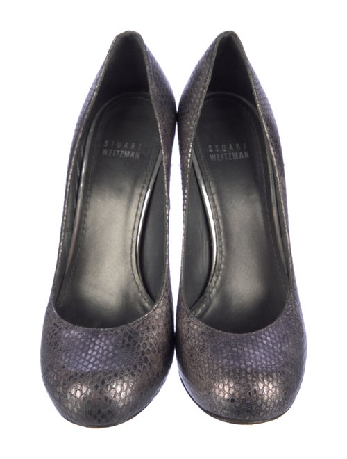 Stuart Weitzman Leather Animal Print Pumps