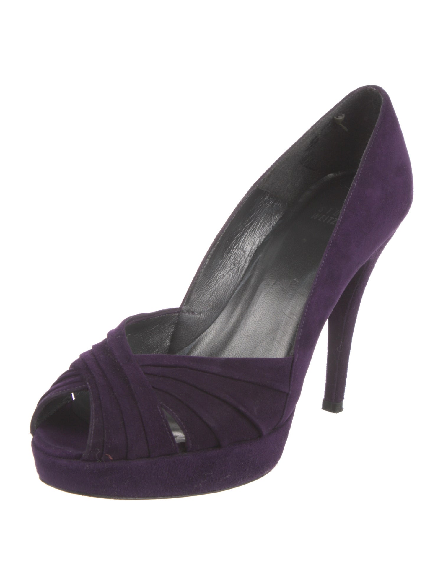 Stuart Weitzman Suede D'Orsay Pumps