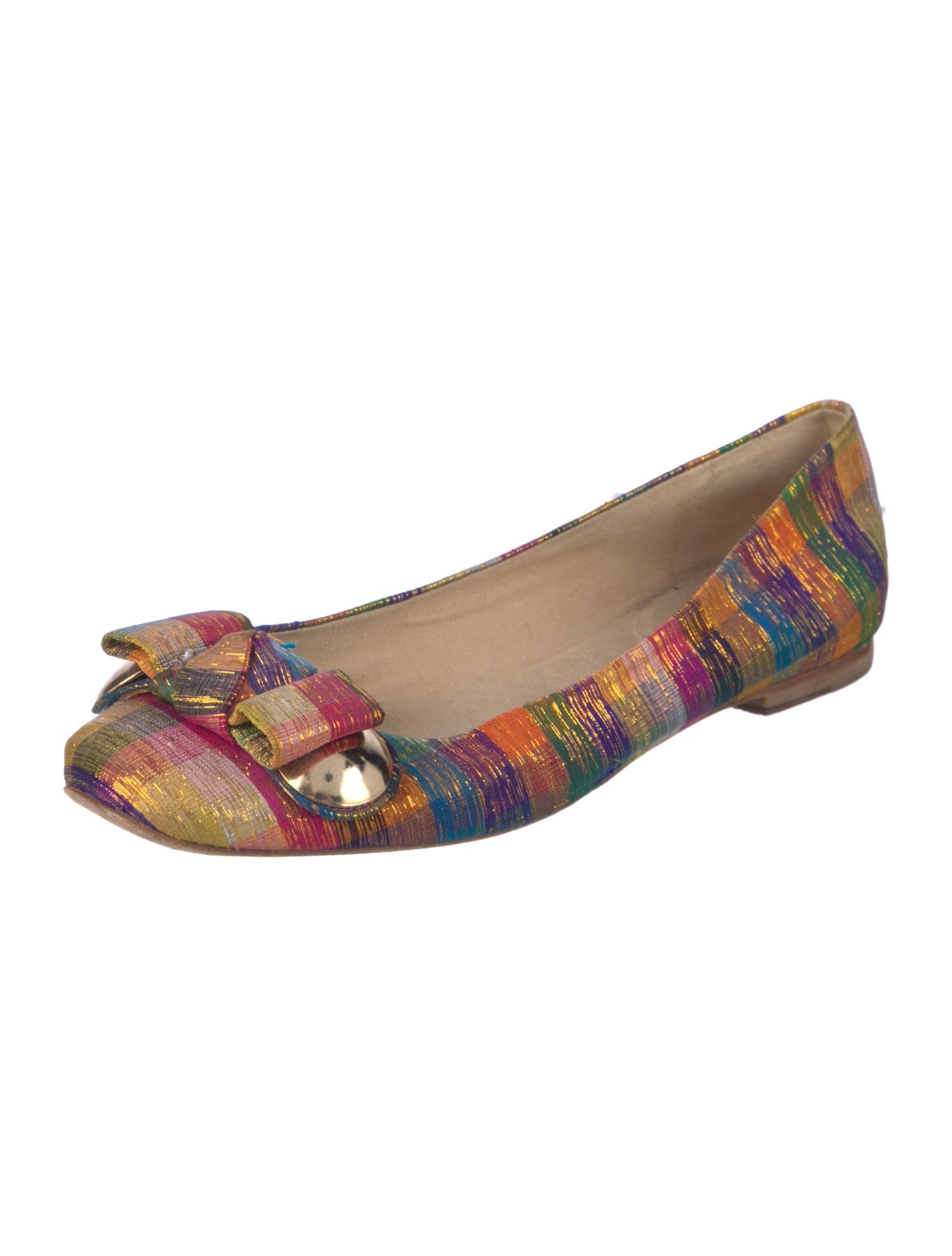 Stuart Weitzman Printed Ballet Flats
