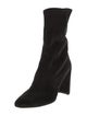 Stuart Weitzman Velvet Sock Boots
