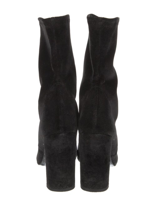 Stuart Weitzman Velvet Sock Boots