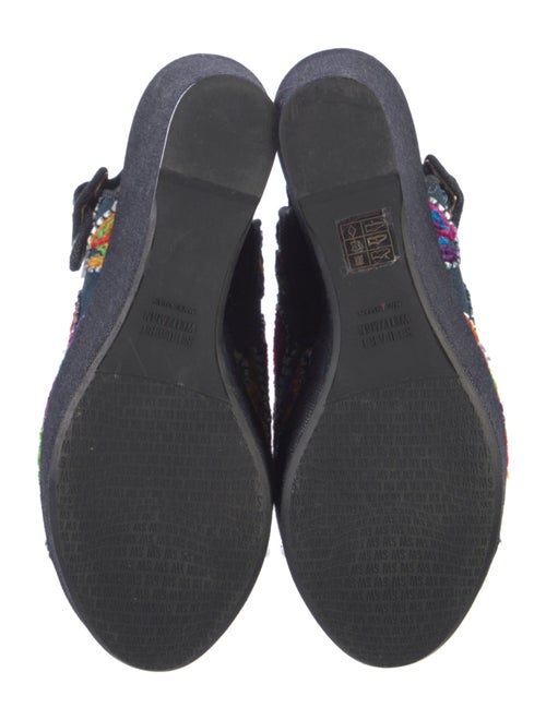 Stuart Weitzman Denim Printed Espadrilles