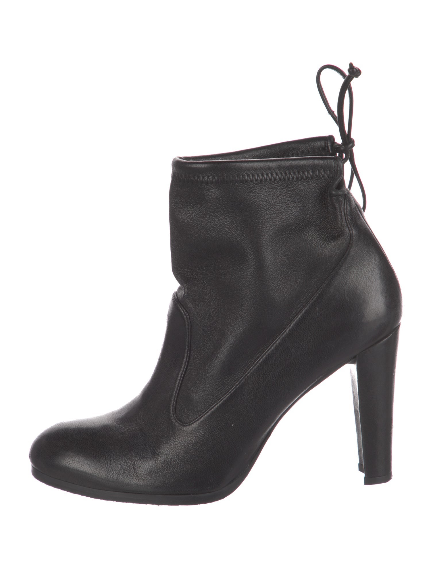 Stuart Weitzman Leather Lace-Up Boots