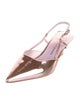 Stuart Weitzman Patent Leather Slingback Pumps