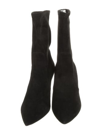 Stuart Weitzman Suede Sock Boots