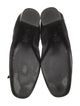 Stuart Weitzman Leather Bow Accents Ballet Flats