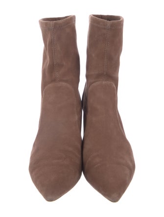 Stuart Weitzman Suede Sock Boots